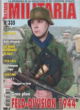 MILITARIA N°335 FELD-DIVISION 1944/ MILITARY POLICE / OUTIL ALLEMAND / CASQUE F1