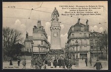 CPA Troyes /Aube, Monument des Enfants de l´Aube, élevé à la mémoire de la Guer 