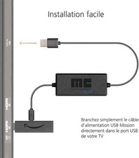 Mission Cables Câble d'alimentation USB pour Amazon Fire TV