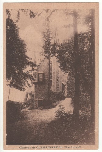 Cpa château de - cpa,