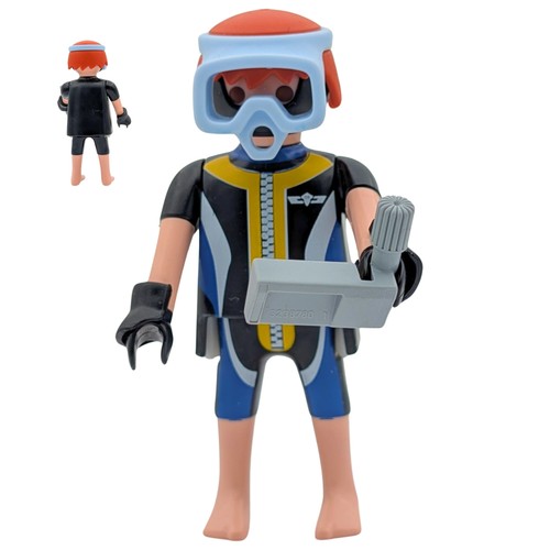Playmobil figurine plongeur - figurine,