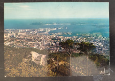 Carte Postale 1979 - Toulon (Var) Vue panoramique au fond St-Madrier
