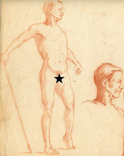 Ancien dessin crayon - ancien,