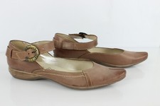 G CASUAL Chaussures pointues plates à Brides Cuir Taupe T 42 Excellent état