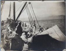 Maroc, Vue intérieure du Turki, Vintage print, circa 1905 Tirage vintage légendé