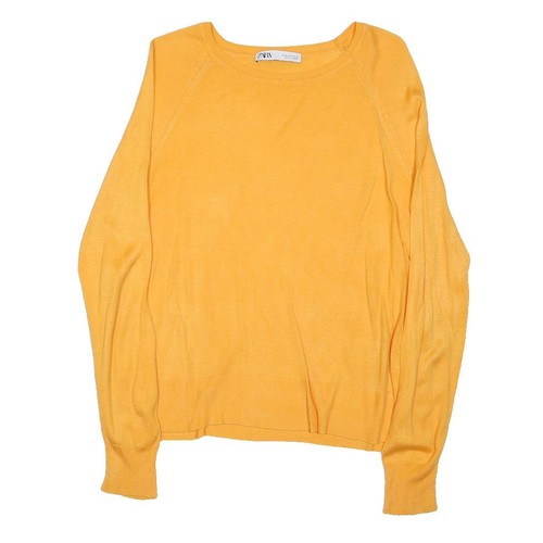 Zara pull femme jaune - pull,