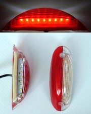 # 2X MARQUEUR LATÉRAL LED VERTICAL ROUGE/BLANC POUR AUTOBUS SETRA SCANIA MAN