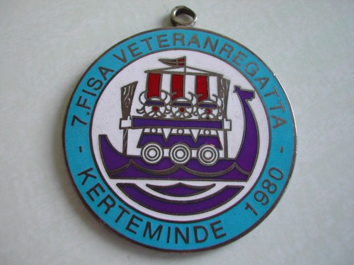 Médaille émaillée viking - émaillée,