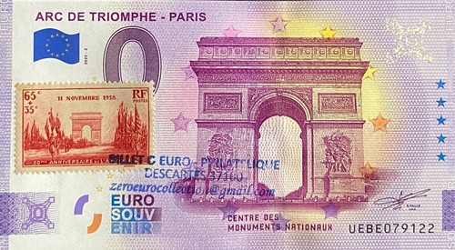 Billet euro philathelique - billet,