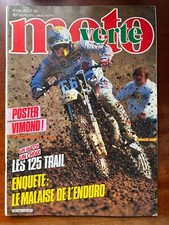 MOTO VERTE n°136 du 8/1985; Les 125 Trail Yamaha DTLC, Honda MTX, Peugeot XLC