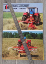 prospectus dèpliant Mc Cormick International IH faneuses/andaineurs