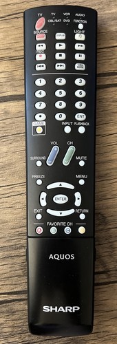 Sharp ga678wjsa lcd remote - ga678wjsa,