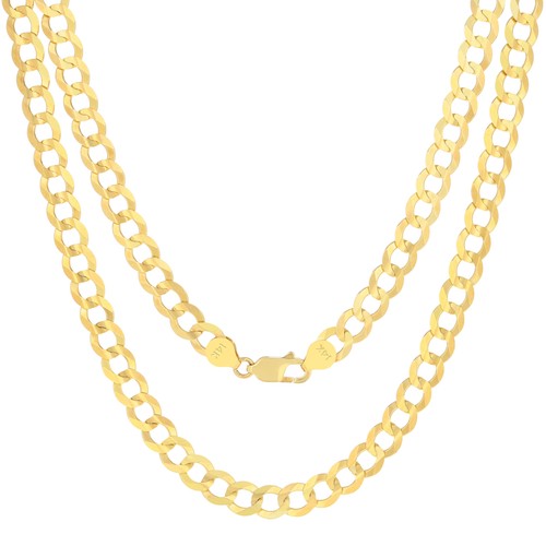 Solide 14k jaune 7mm - 14k, cubain