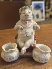 Moutardier Salerons Porcelaine