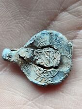 Rare Plomb De Scellé Royal Date 1754 Et 1755 Au Verso