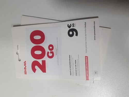 Carte sim prépayée - carte,