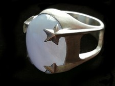 Chic Bague en argent Constellation de THIERRY MUGLER par ARTHUS BERTRAND T.54