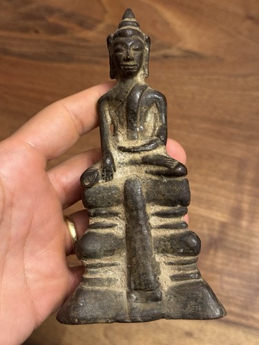 Bouddha ancien bronze xvii - bouddha,