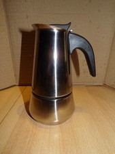 Cafetière Inox Moka Italienne 17 Cm De Haut Diamètre 9 Cm