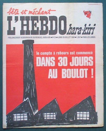 Hara kiri hebdo 28 - hebdo, n°