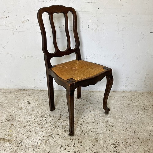 Chaises paillée 1900