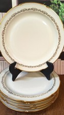 6 Assiettes Plates Porcelaine