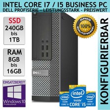 Dell OptiPlex 7020 SFF Mini PC Intel Core i7 i5 À 1TB SSD 8GB 16GB DDR3 Win10