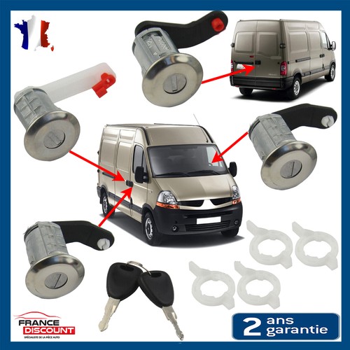 Kit serrures barillets porte - kit, 4