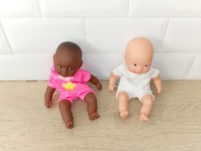 1808241 Poupée lot de deux petits poupons corolle tidoo bain et normal