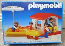 1985 Geobra Playmobil 3497 Bac À Sable Maternelle Enfants