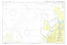 Carte Marine Des Approches De Dubaï, Émirats Arabes Unis, Admiralty 3414