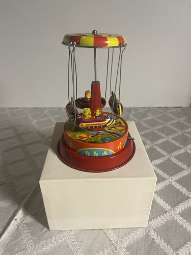 Vintage rocket ride carousel - rocket,