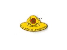 Pin's scoutisme scouting SUF Scouts unitaires de France Paris La Madeleine jaune