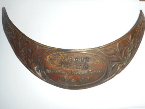 Plaque casque adrian mle - casque,