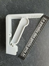 pince nappe blanche ,1 pince nappe ,ouverture maxi de 5 cm, fixation nappe