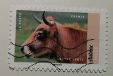 TIMBRE FRANCE VACHE - AUBRAC