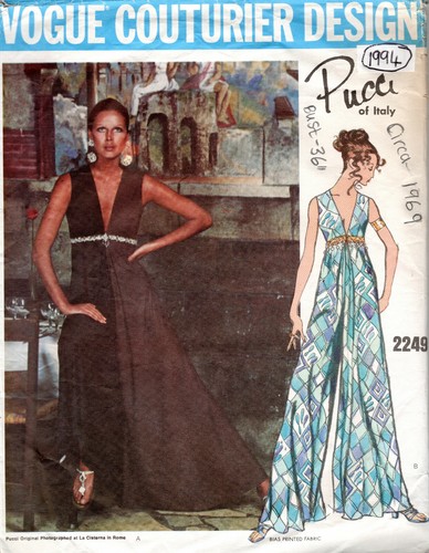 Patron couture vintage 1969 - patron, de