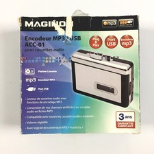 Encodeur MP3 USB Maginon ACC-01 / Walkman Cassette Baladeur Lecteur