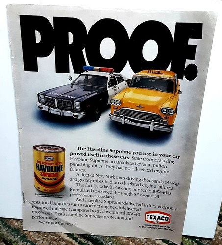 1981 havoline motor - motor, texaco