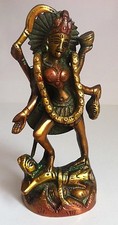 Kaali Laiton Statue Shiva Âge Méditation Durga Kali Maa Hindou Déesse