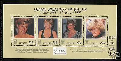 Tuvalu 762 princess diana - tuvalu,