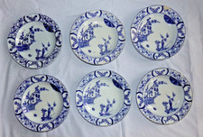 Ancienne ASSIETTE CREUSE / CREIL & MONTEREAU / 19e décor bleu"JAPON" (lot de 6)