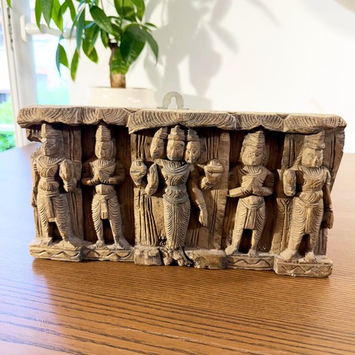 Sculpture indienne bois - sculpture,