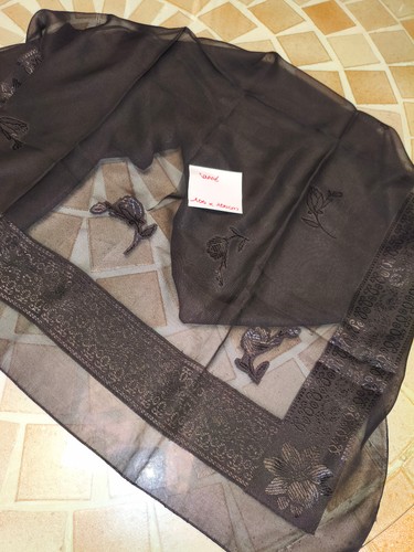 Carré étole foulard - , ajourée