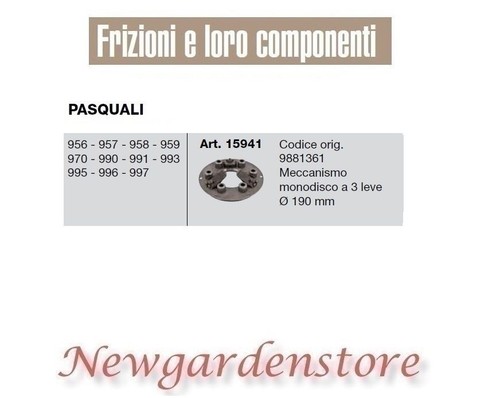 Embrayage monodisque 15941 - monodisque, 3
