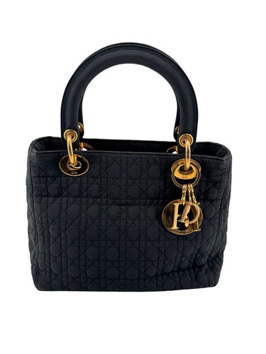 Sac lady dior - en, toile/nylon