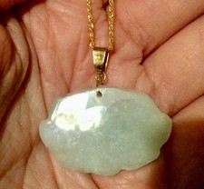 Pendentif jadéite bélière - pendentif, jadéite-bélière
