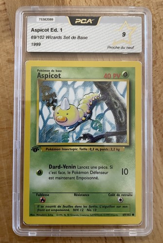 Carte pokémon aspicot - carte,