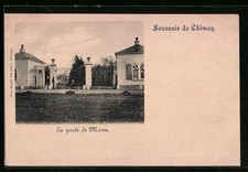 CPA Chimay, La porte de Mons 