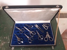 ANCIENNE COLLECTION DE 11 CISEAUX DE BRODERIE COUTURE AFFUTES